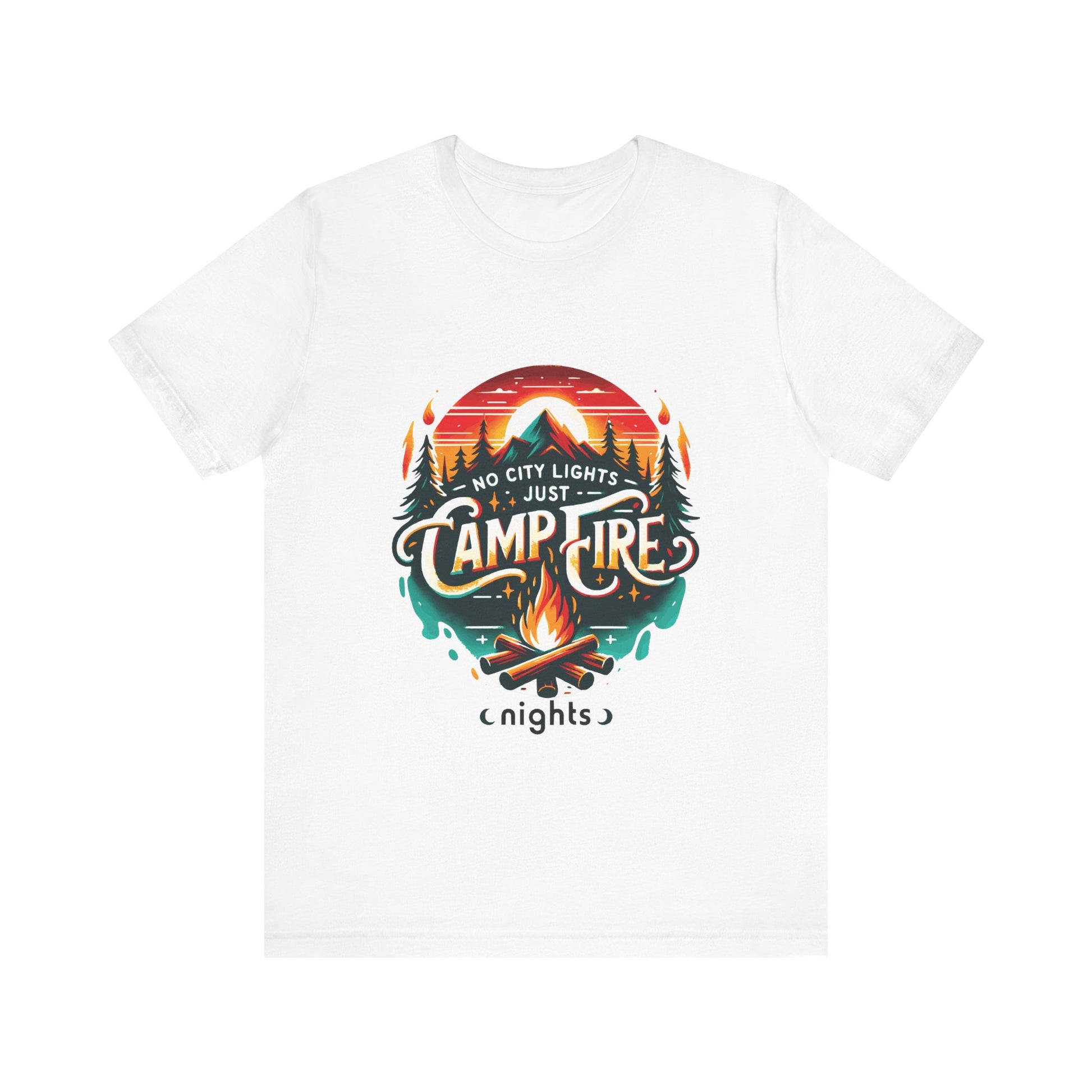 Retro Campfire Nights Unisex Tee