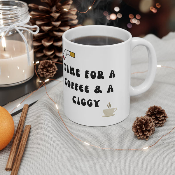 A Mug on a table 