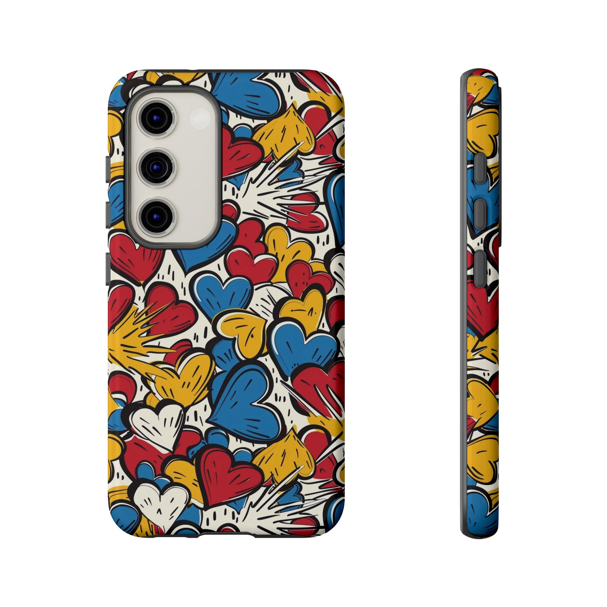 Colorful Heart Phone Case  