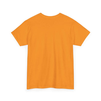 Unisex Surf Time T-Shirt in vibrant orange, perfect for beach lovers, offering comfort and durability for summer adventures. Ideal casual wear.