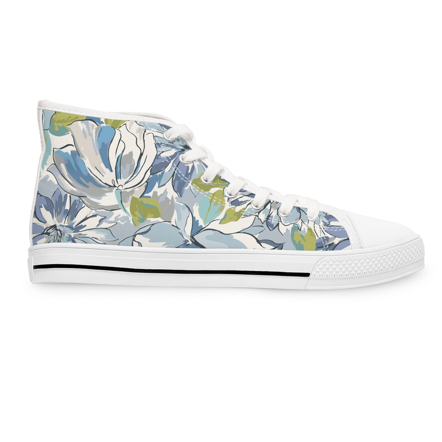 Women's Floral High Top SneakersStep into luxury with our Women's Floral High Top Sneakers. These sophisticated and exclusive shoes combine fashion and comfort with their floral design and high top silhouette. Elevate any outfit with these elegant sneaker