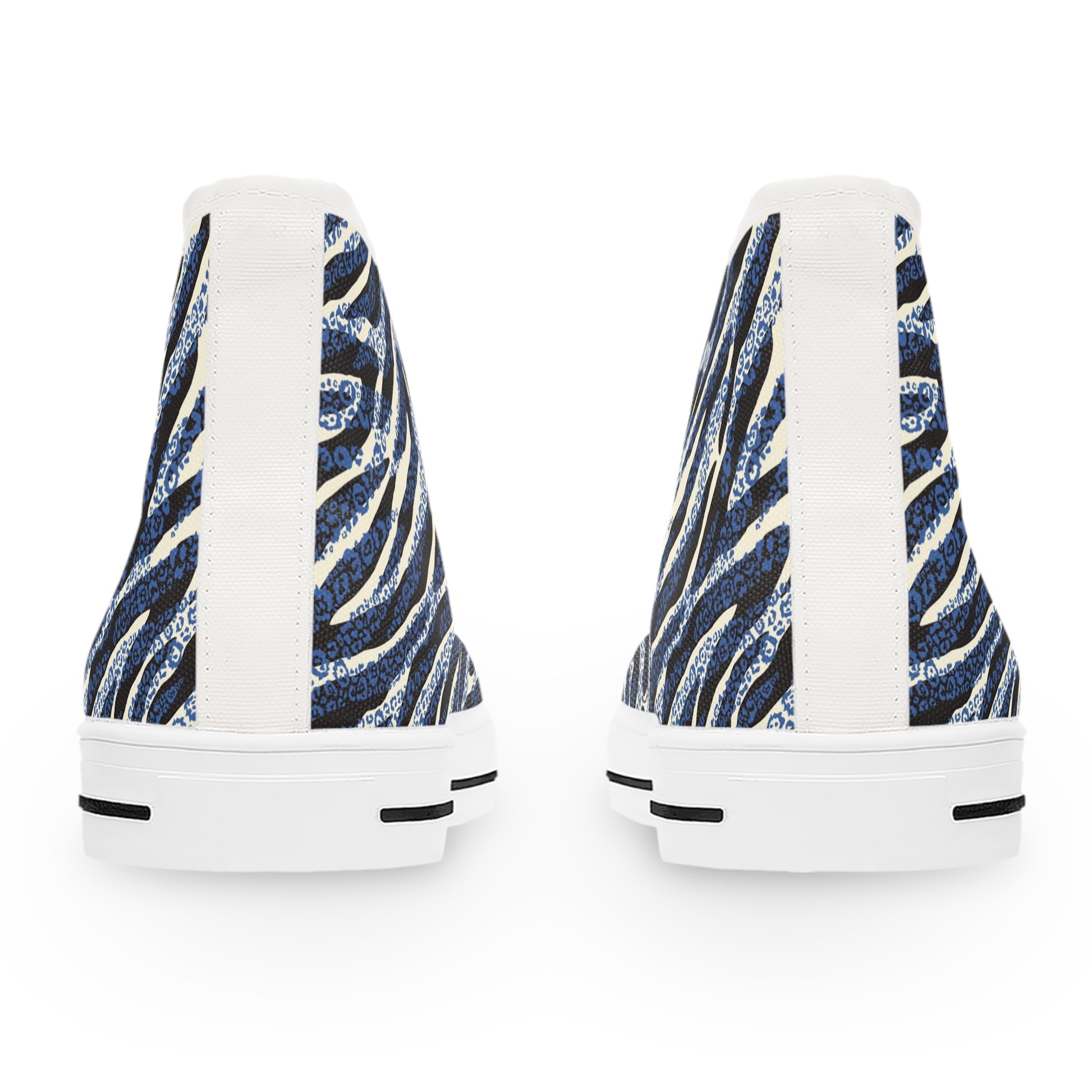 Women's Zebra Style High Top SneakersIntroducing our glamorous Women's Zebra Style High Top Sneakers, designed with a sophisticated and exclusive tone. With a luxurious twist on the classic high top silhouette, these sneakers feature a bold zebra print an