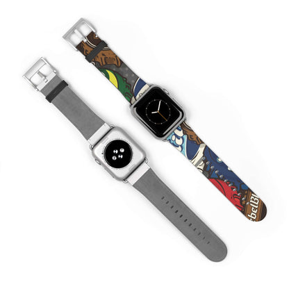 £41.87Bottle Caps Art Apple Watch BandIntroducing the exquisite Bottle Caps Art Apple Watch Band. With a unique dewcrip design, this luxurious band is a true work of art. Elevate your style with this exclusive accessory and make a bold statement. Experien