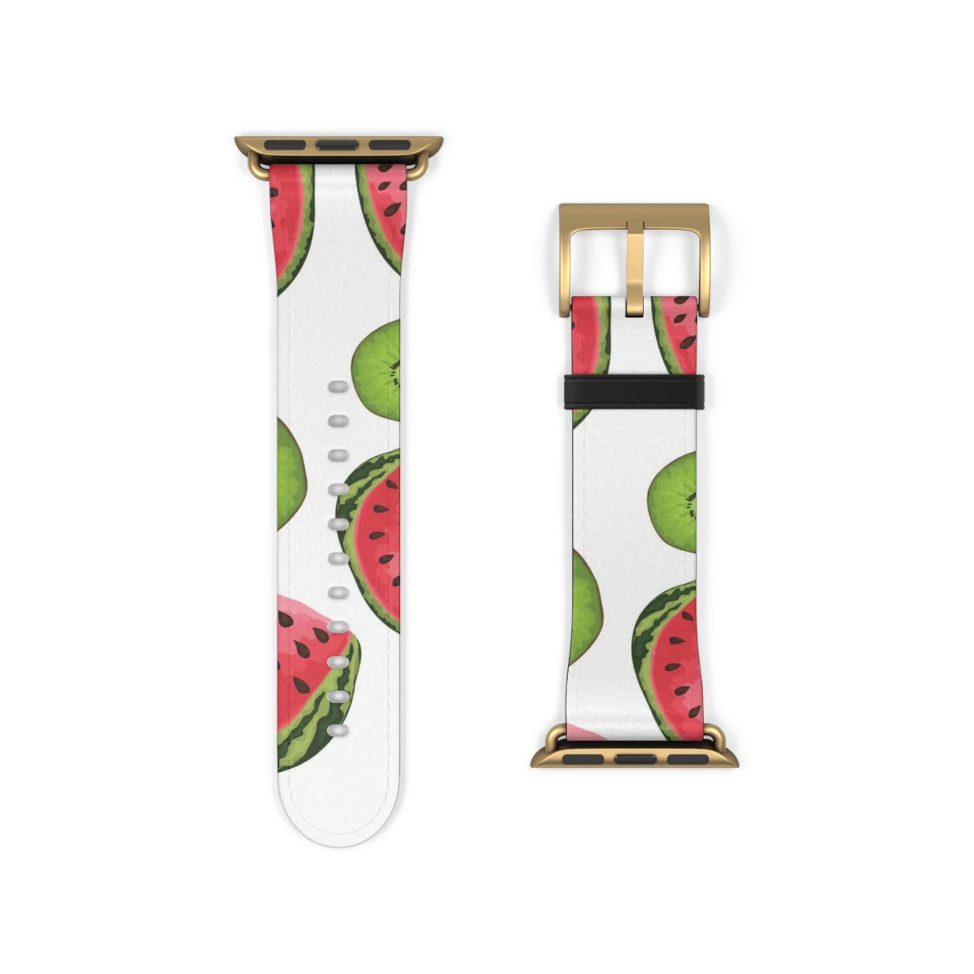 £41.87Kiwi Fruit & Watermelon Apple Watch BandIntroducing a touch of luxury to your Apple Watch with our Kiwi Fruit & Watermelon band. Made with premium materials, this band adds a touch of sophistication to your everyday style. Upgrade your look and expe