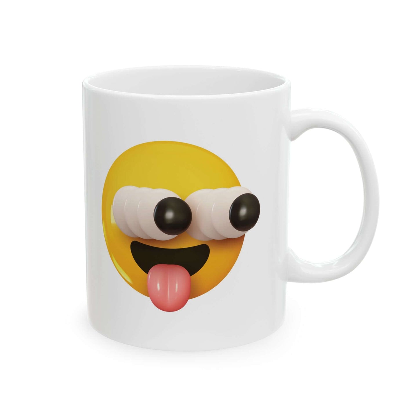 Eyes Popping Out MugGet ready for a cup of coffee that will make your eyes pop out (not literally)! The Eyes Popping Out Mug is a quirky and playful addition to your morning routine. With its unique design, it's sure to bring a smile to your face, making