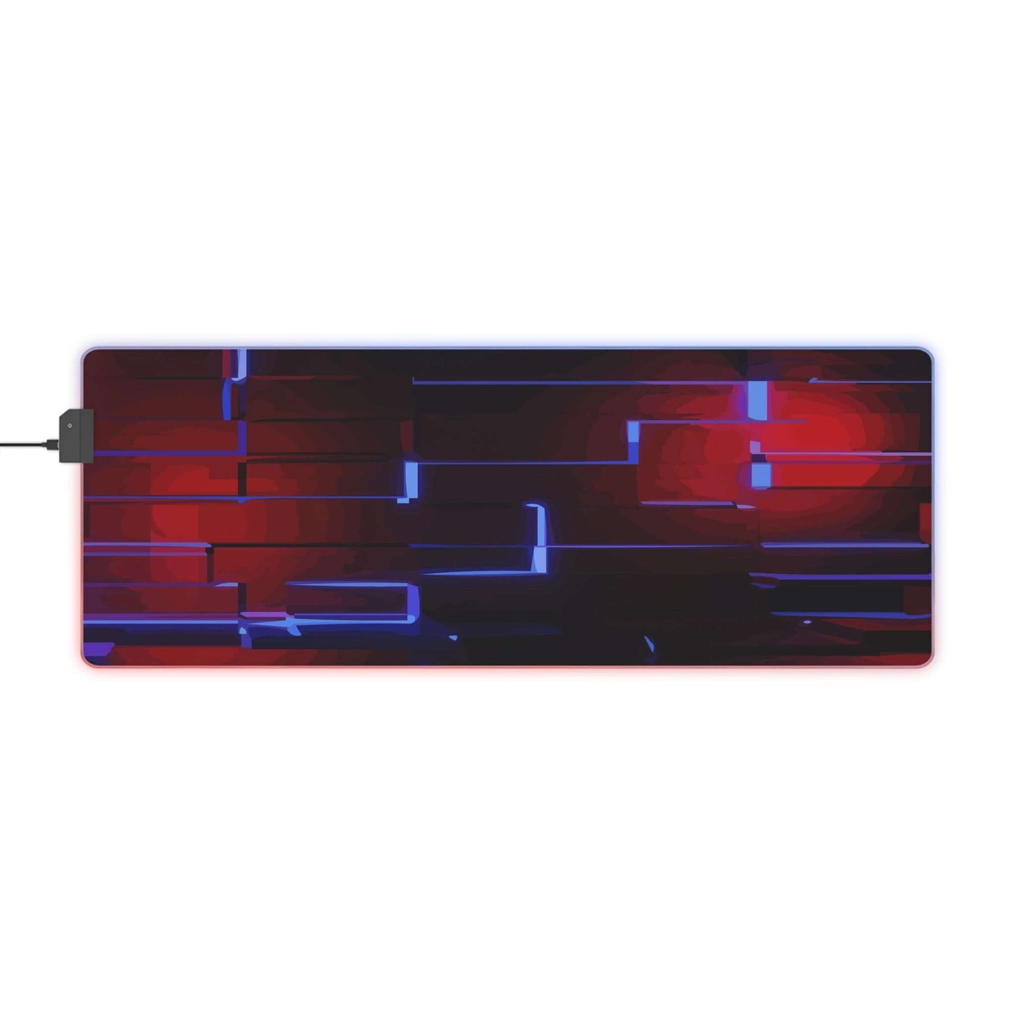 Alt Tag: LED Gaming Mouse Pad with USB, durable and sleek, perfect for smooth flicks. Ideal for custom gaming setups with non-slip base.