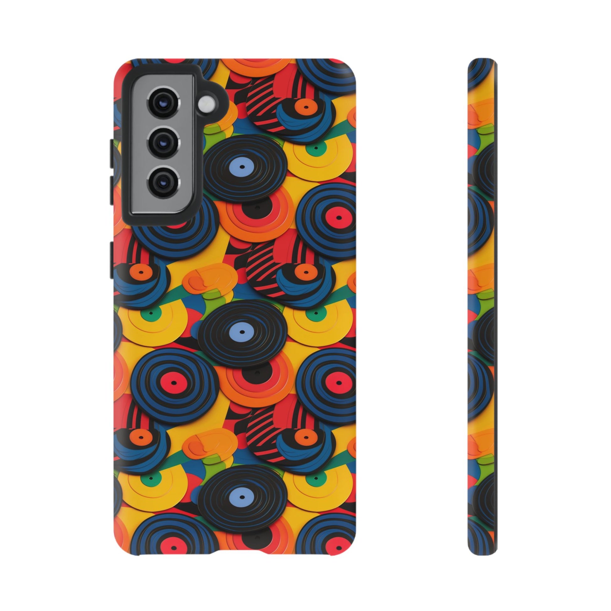 Colourful Vinyl Record Phone Case  