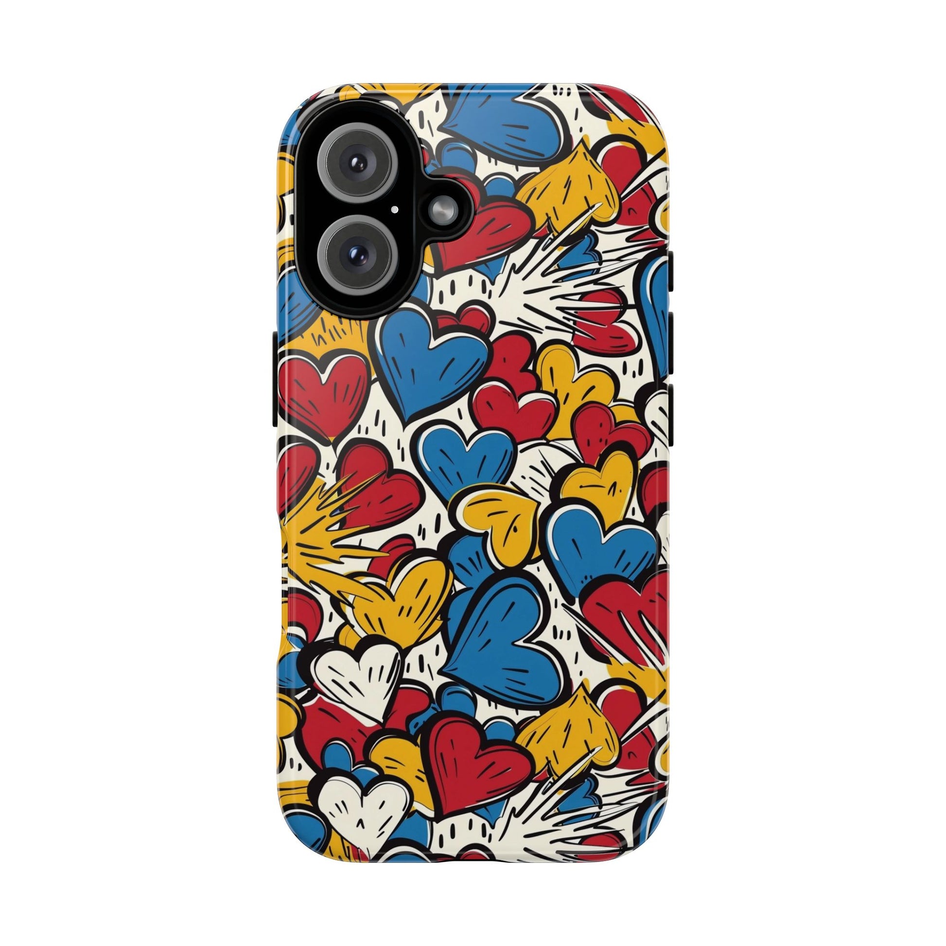 Colorful Heart Phone Case  