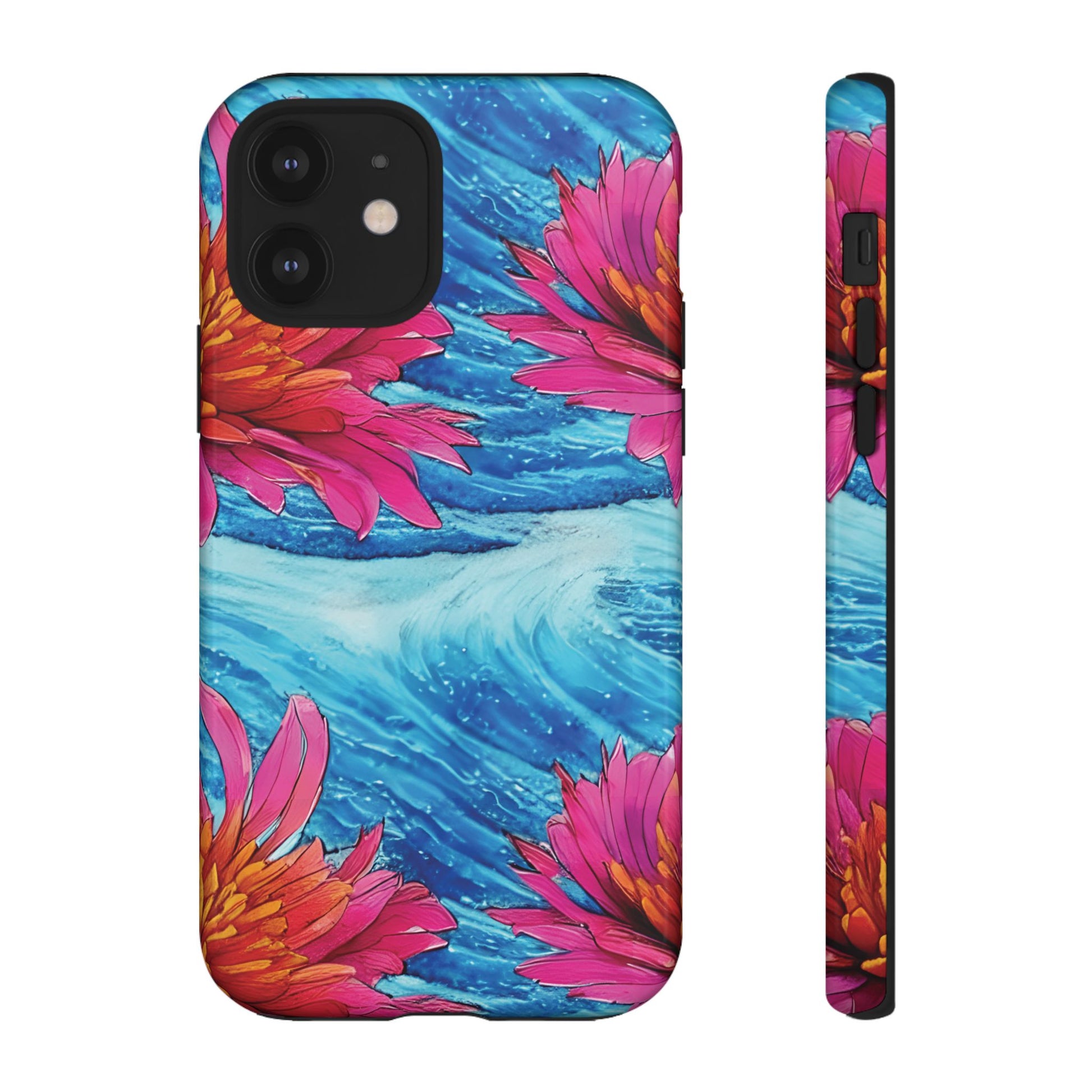 Waves & Flowers Phone Case   0