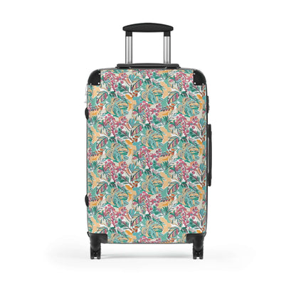 Vibrant Flowers SuitcaseEmbrace elegance and sophistication with our Vibrant Flowers Suitcase. Featuring a stunning floral design, this suitcase is not only aesthetically pleasing but also highly functional. Built with durable materials, it offers ample s