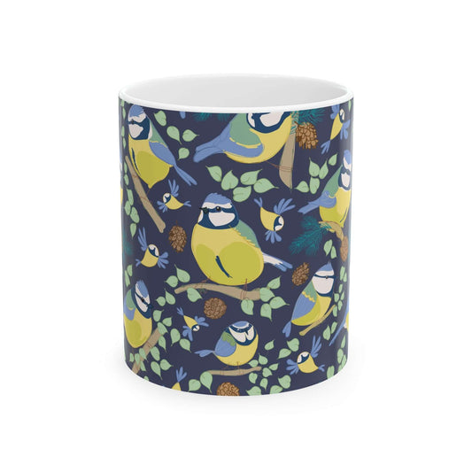 Blue Tit Style MugIntroducing our Blue Tit Style Mug, the perfect addition to your elegant and exclusive home decor. This mug features a sophisticated design inspired by the beauty of nature and will add a touch of art and literature to your morning coffe