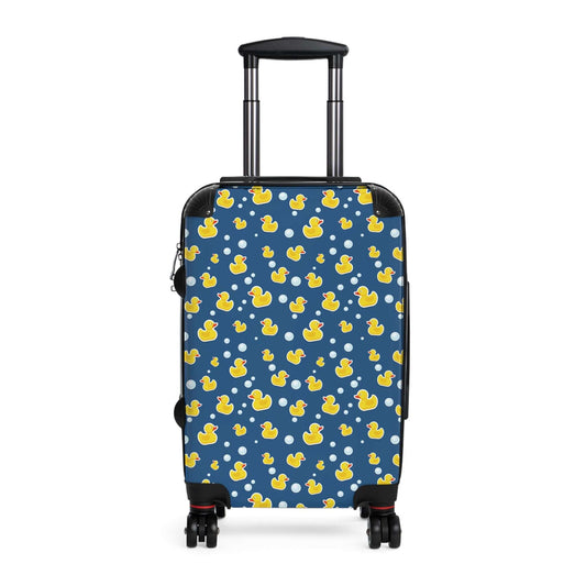 Rubber Duck SuitcaseStand out at the airport with this quirky rubber duck suitcase! Its durable material will protect your belongings and its unique design will make sure you never lose your luggage. Plus, it's sure to bring a smile to your face (and othe