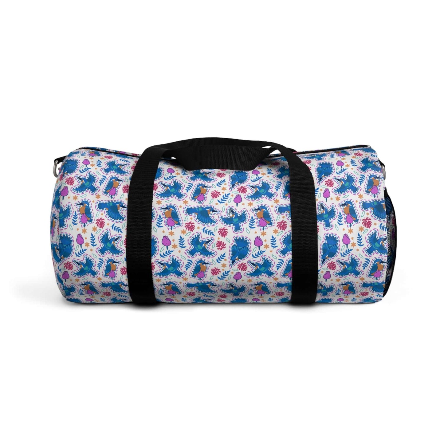 Kingfisher Bird Duffel BagThe Kingfisher Bird Duffel Bag is perfect for all your travel needs. Made from high-quality materials, it is durable and long-lasting. Its spacious design allows for easy packing and organization, while the kingfisher bird design