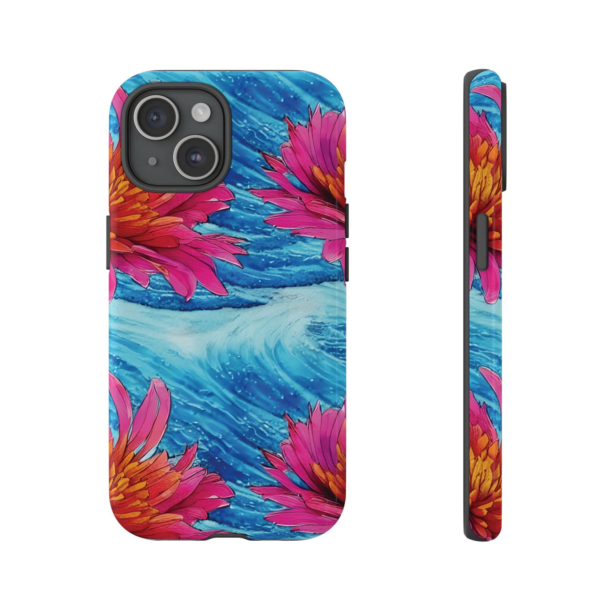 Waves & Flowers Phone Case   0