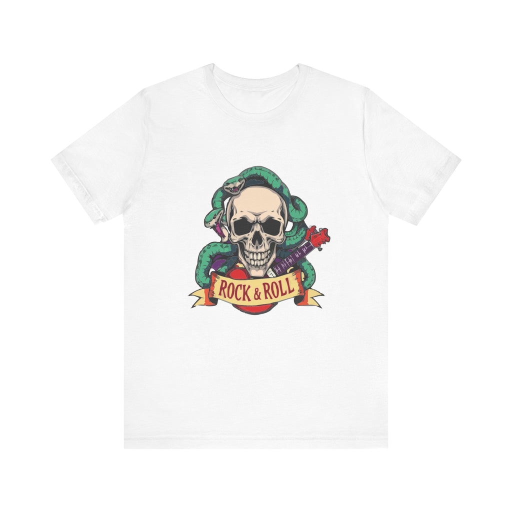 Rock & Roll Skull Men`s Tee  