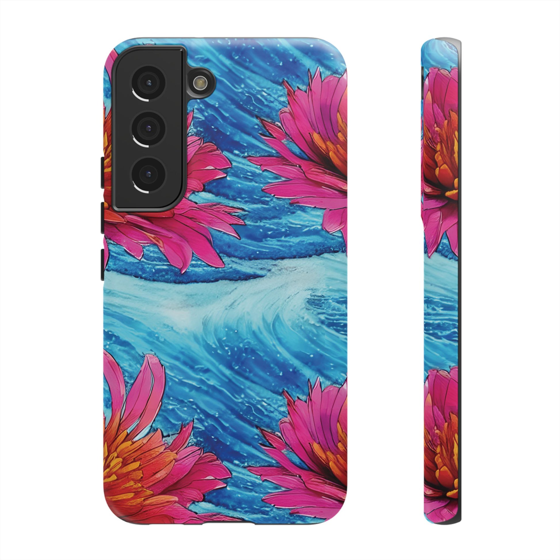 Waves & Flowers Phone Case   0
