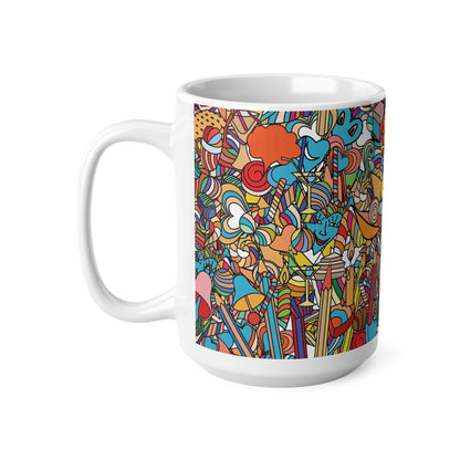 Doodle Comic Art Mug.