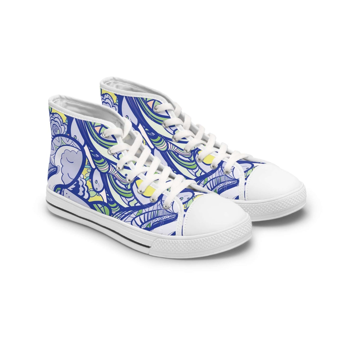 Women's Doodle Funny Monsters High Top SneakersElevate your style with our Women's Doodle Funny Monsters High Top Sneakers. Made with premium materials, these sneakers boast a quirky and unique hand-drawn design of playful monsters. The perfect combinatio