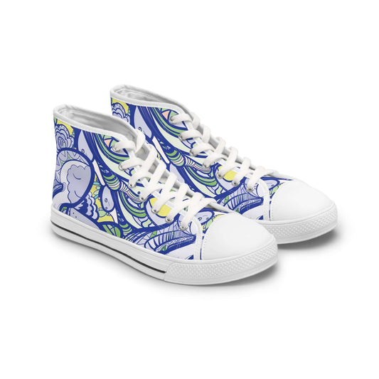 Women's Doodle Funny Monsters High Top SneakersElevate your style with our Women's Doodle Funny Monsters High Top Sneakers. Made with premium materials, these sneakers boast a quirky and unique hand-drawn design of playful monsters. The perfect combinatio