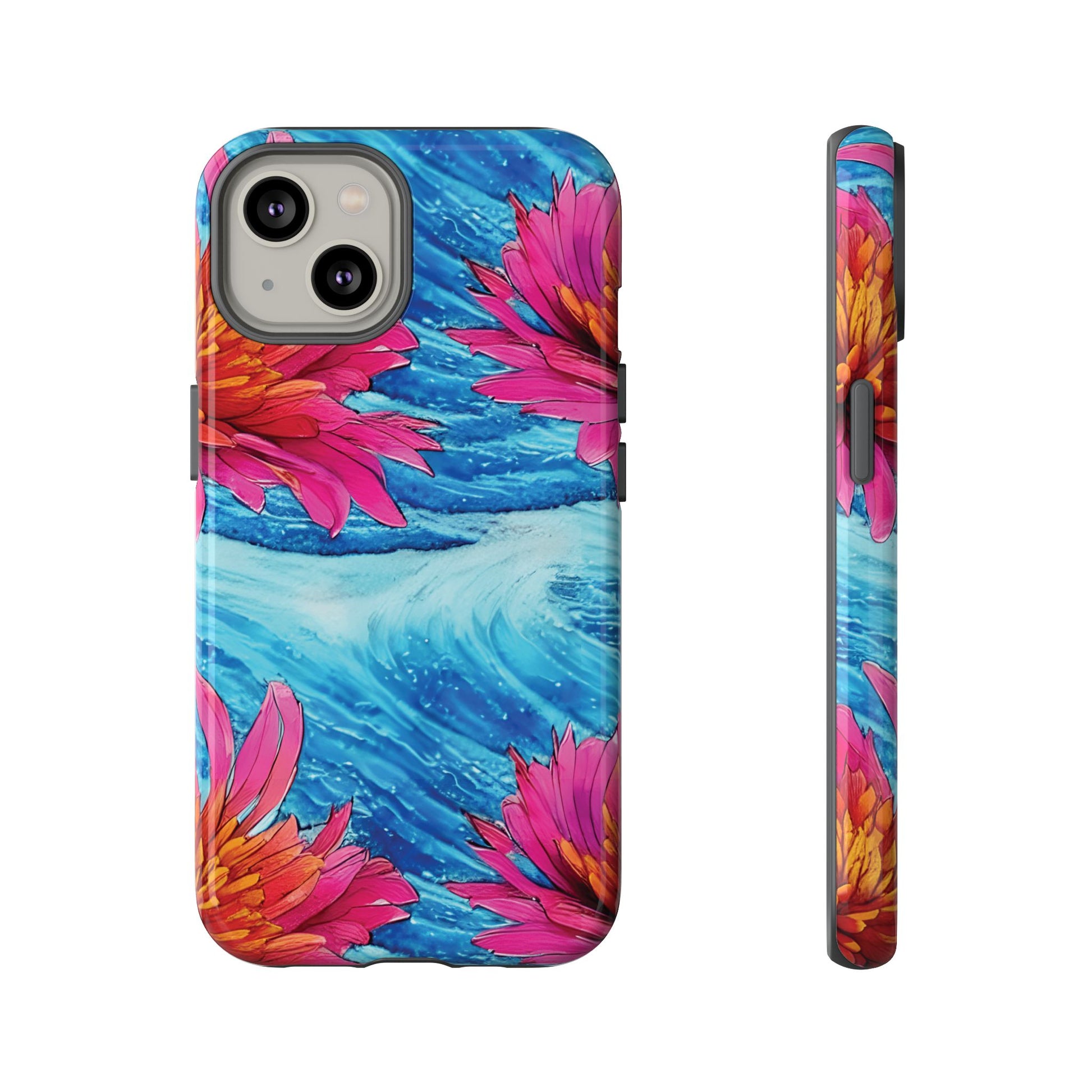 Waves & Flowers Phone Case   0