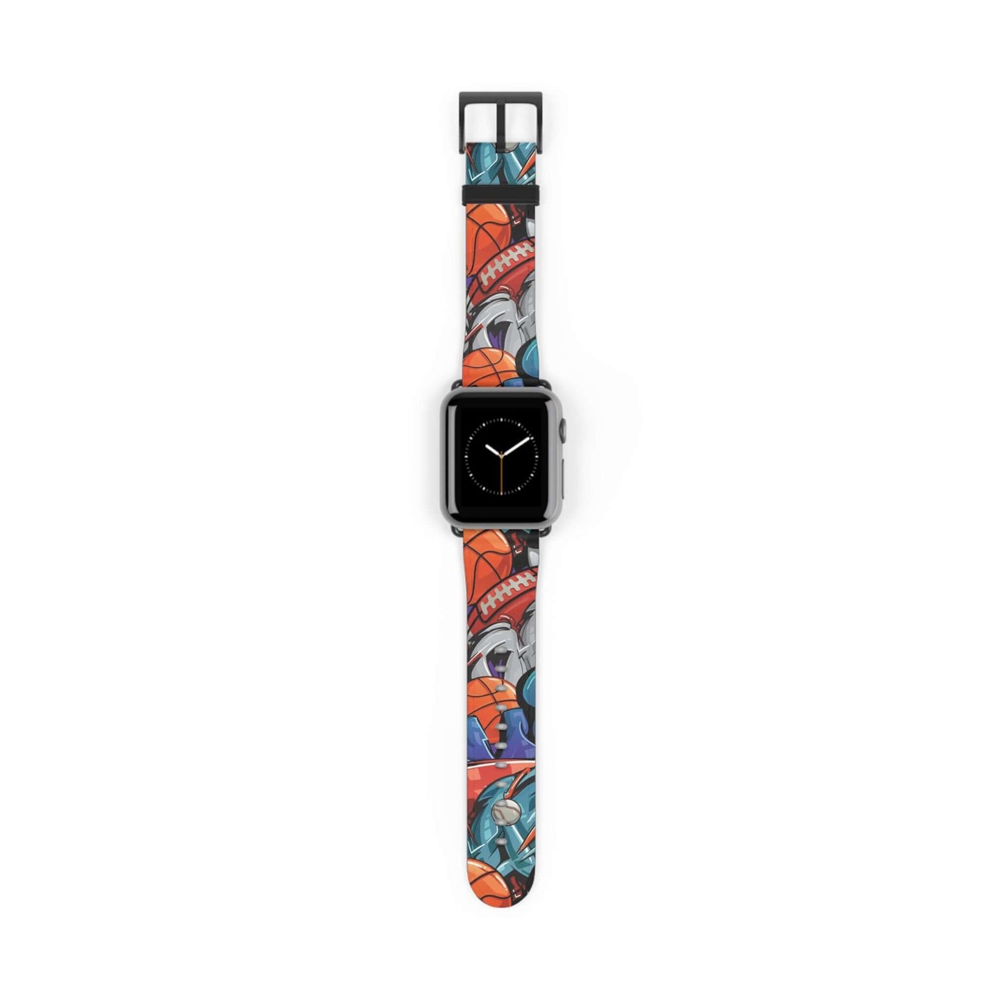 Basketball Sports Apple Watch BandScore on the court with our Basketball Sports Apple Watch Band! Made with decry technology, it's designed for maximum comfort and grip during intense games. Stay connected to the game and show off your love for basketball