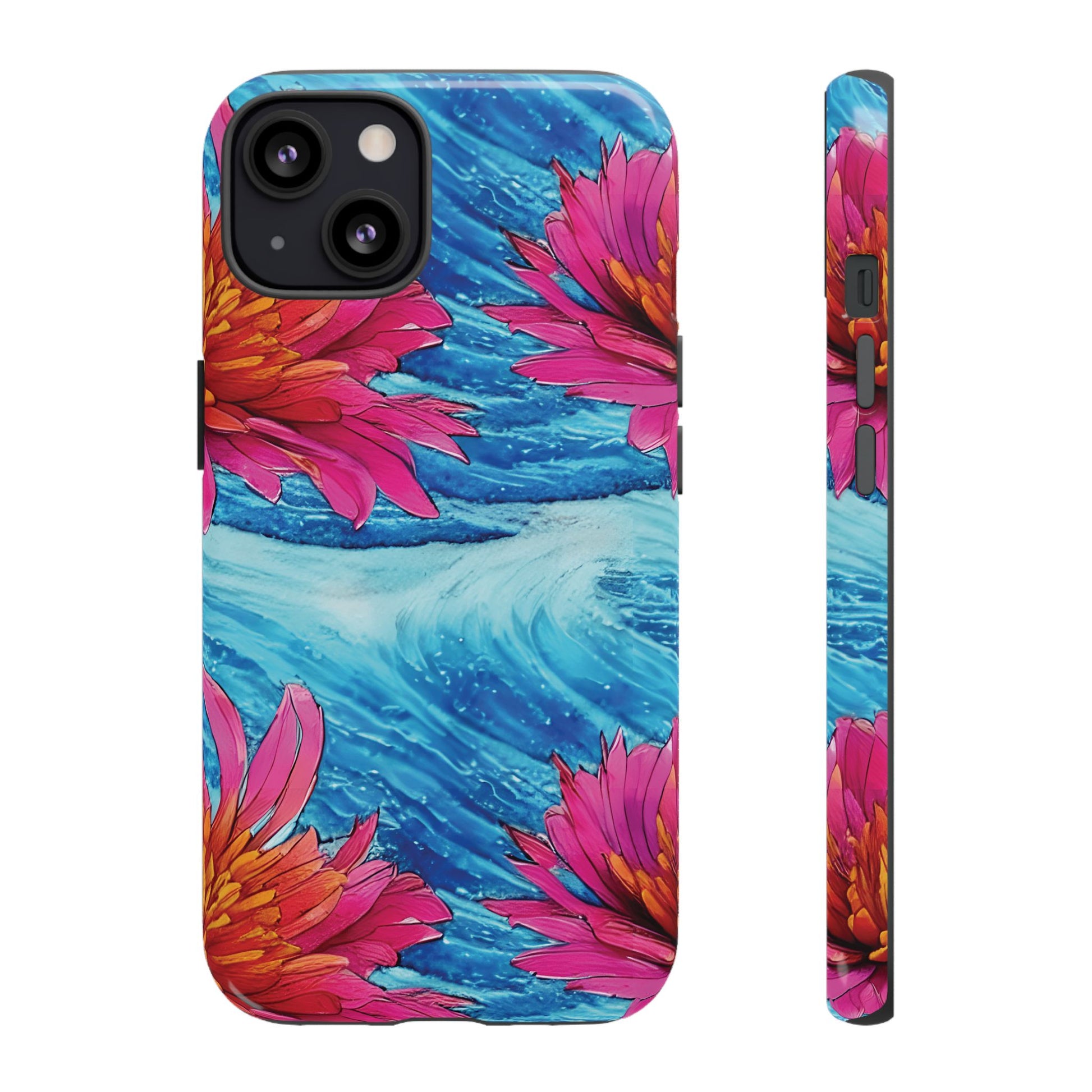 Waves & Flowers Phone Case   0