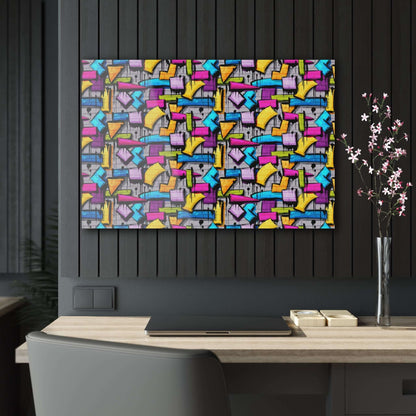 Abstract Texture Acrylic PrintIntroduce a modern touch to any room with the Abstract Texture Acrylic Print. Made with top-quality acrylic material, this print offers vibrant colors and sharp details. Its unique abstract texture design will add depth to yo