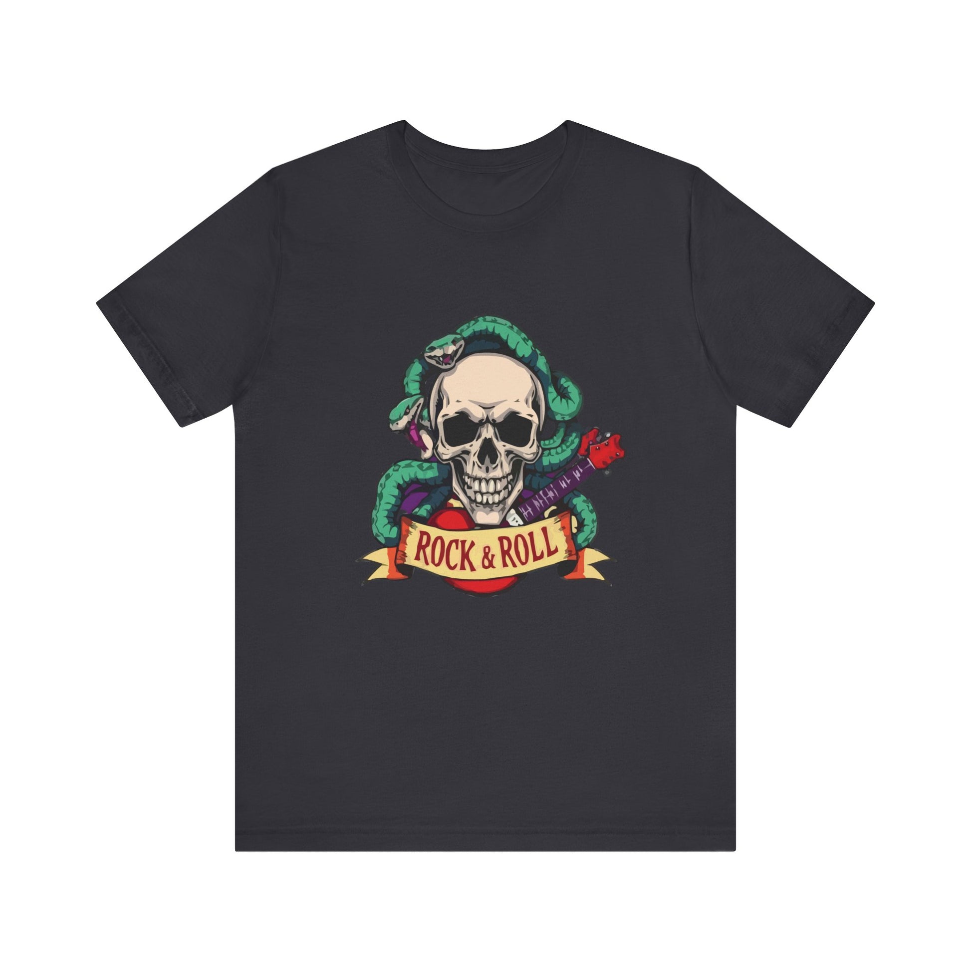 Rock & Roll Skull Men`s Tee  