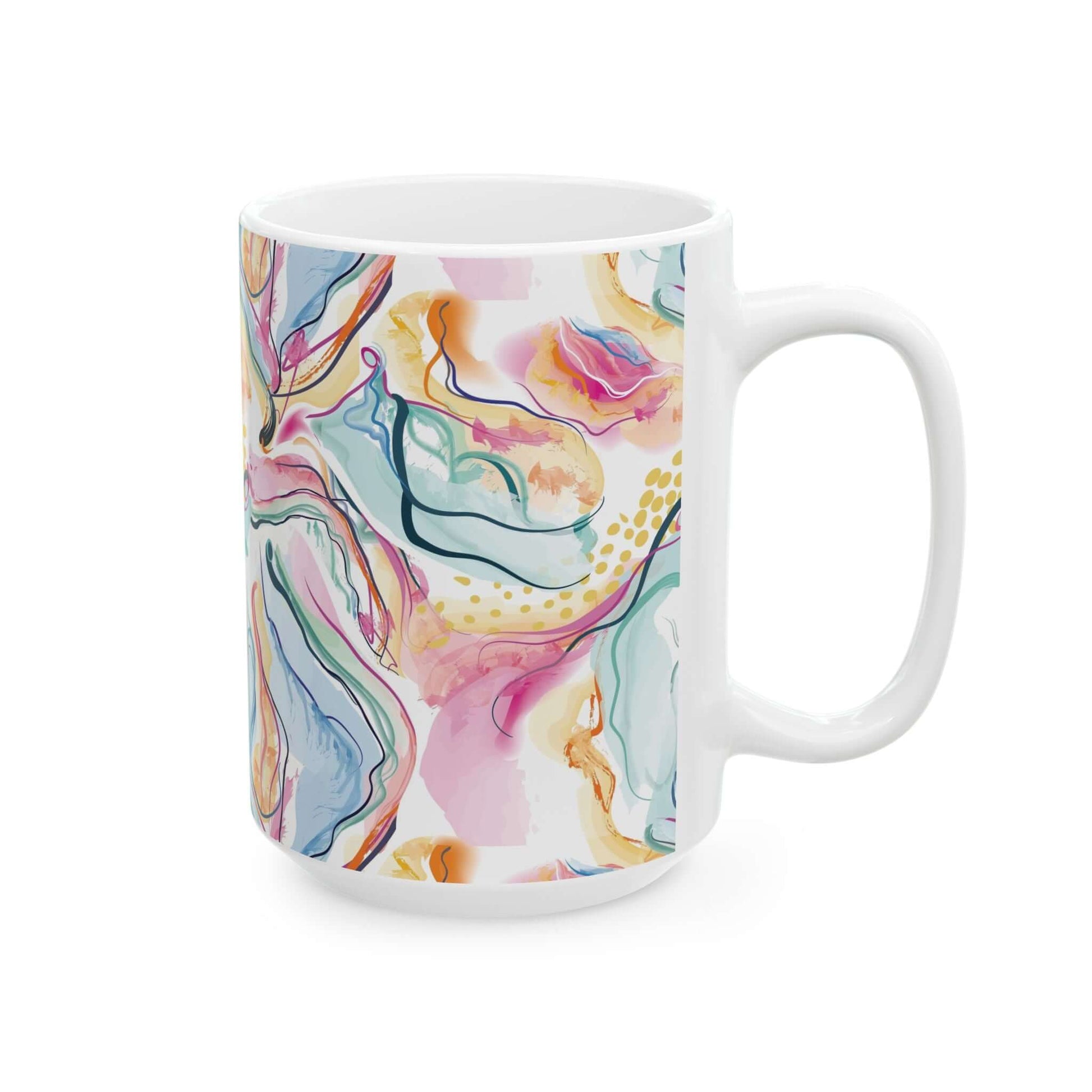 Wavey Lines MugIntroducing the Wavey Lines Mug - a work of art in your hands. With its elegant and exclusive design, every sip will transport you to the world of luxury. Made from premium materials, this mug is not just a functional piece, but a statement