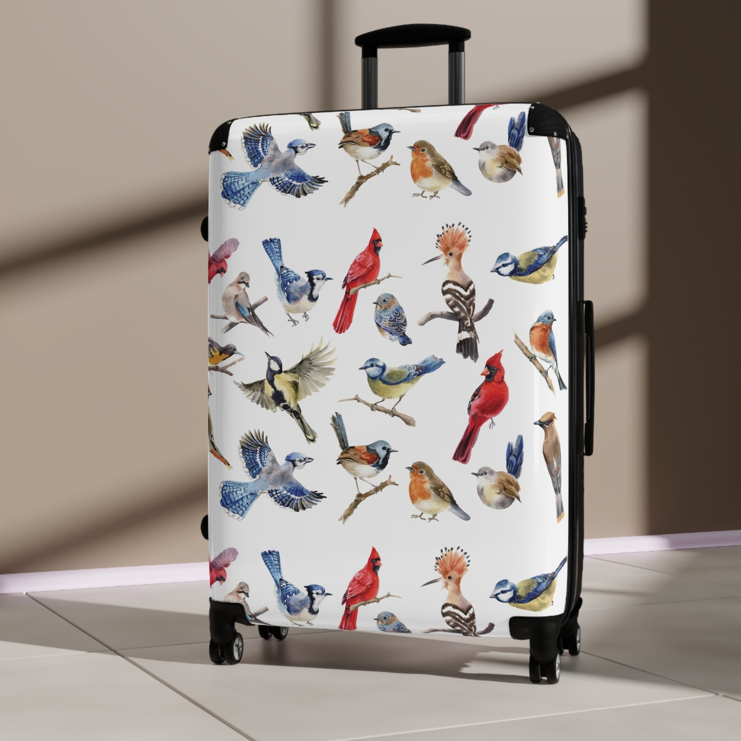 Bird SuitcaseBe the envy of all travellers with the Bird Suitcase. Handcrafted with premium materials, this elegant suitcase is the perfect combination of style and functionality. Its spacious interior and smooth rolling wheels make traveling a breeze. El