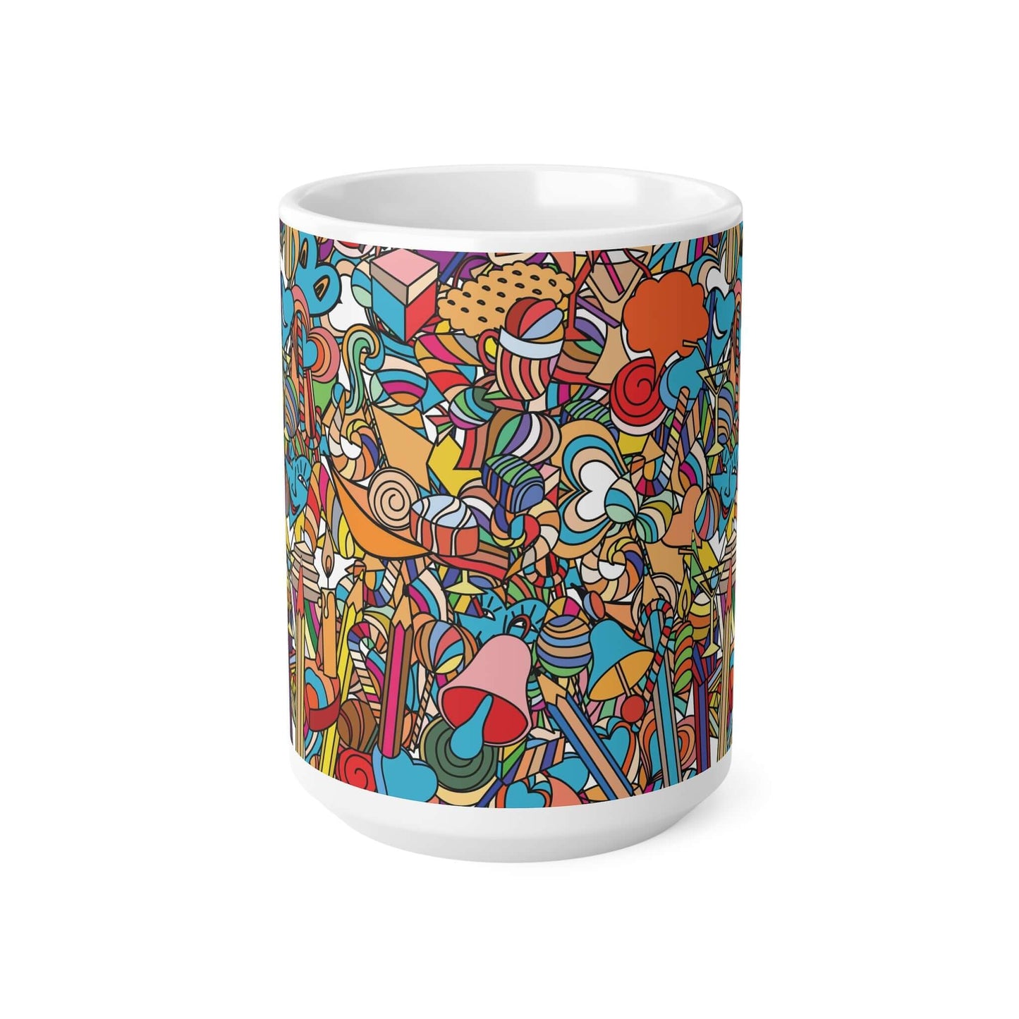 Doodle Comic Art Mug.