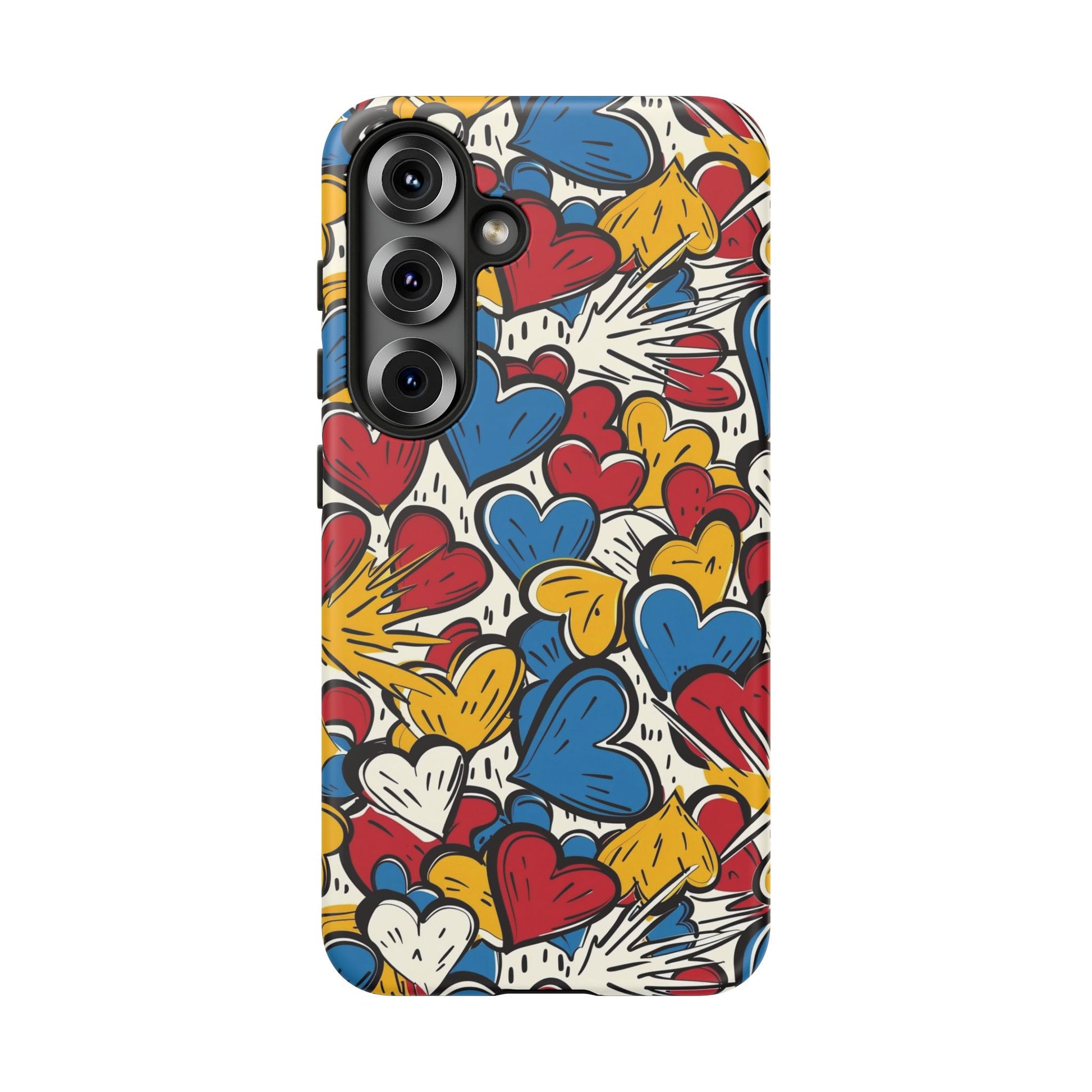 Colourful Heart Phone Case