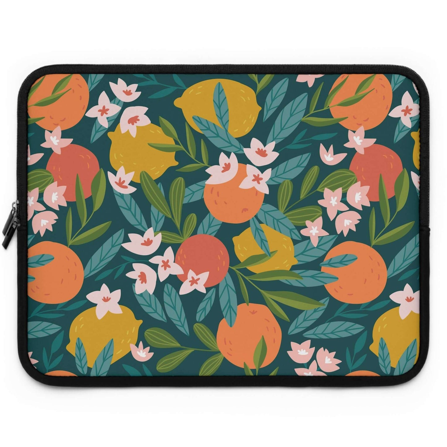 Summer Fruits Laptop SleeveSafeguard your laptop in style with our Summer Fruits Laptop Sleeve. Made from durable materials, this sleeve provides superior protection against scratches and spills, while the eye-catching design adds a touch of personality t