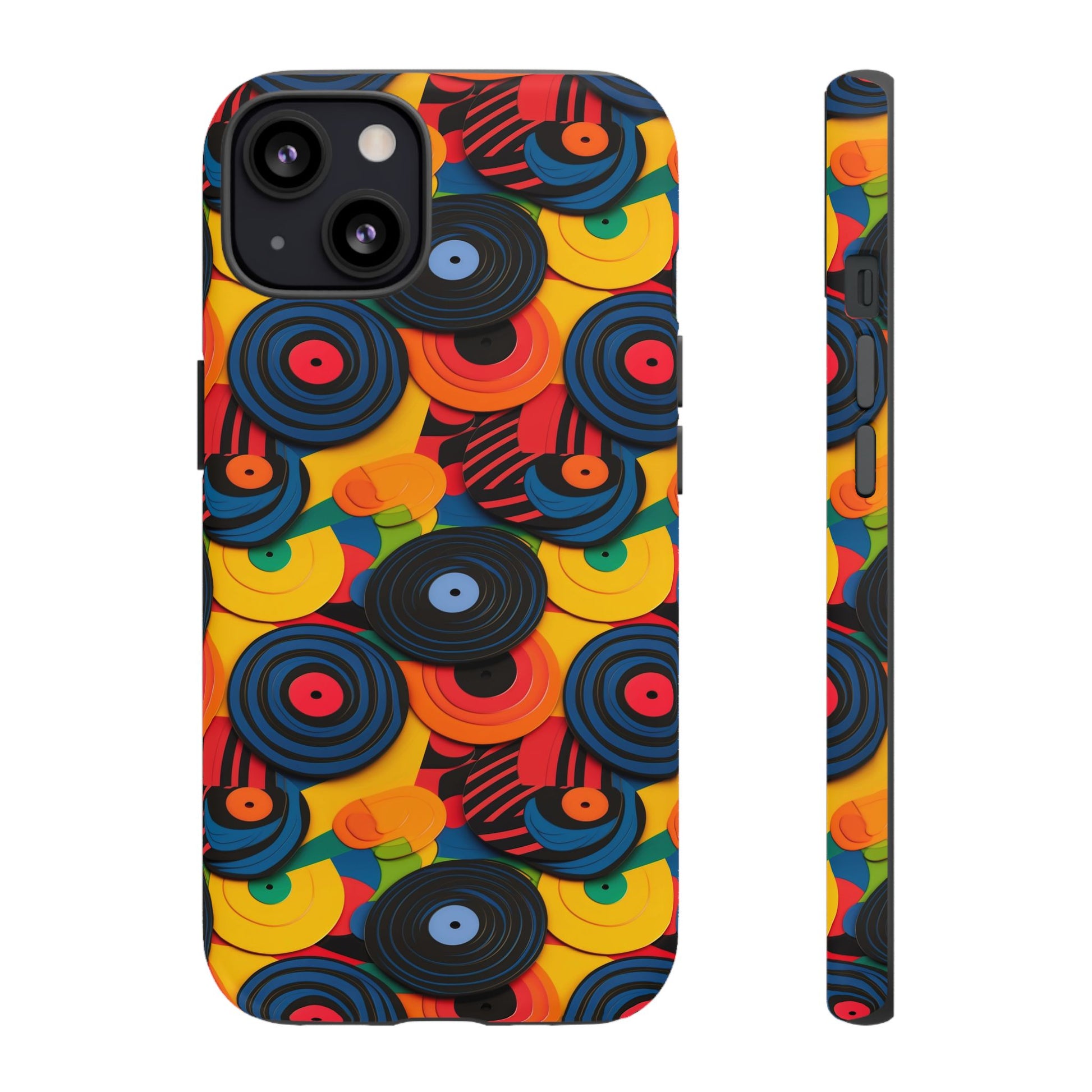 Colourful Vinyl Record Phone Case  