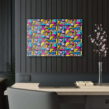 Abstract Texture Acrylic PrintIntroduce a modern touch to any room with the Abstract Texture Acrylic Print. Made with top-quality acrylic material, this print offers vibrant colors and sharp details. Its unique abstract texture design will add depth to yo