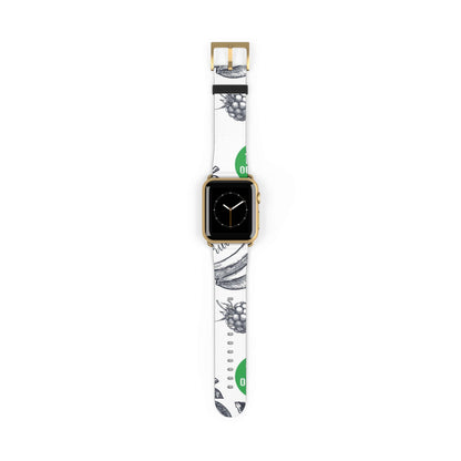 Berries & Fruits Apple Watch BandEnhance your Apple Watch with our Berries & Fruits Band. Revel in the comfort of its resilient material while exuding an air of sophistication. Vibrant hues and intricate design elevate your appearance, setting you apart w