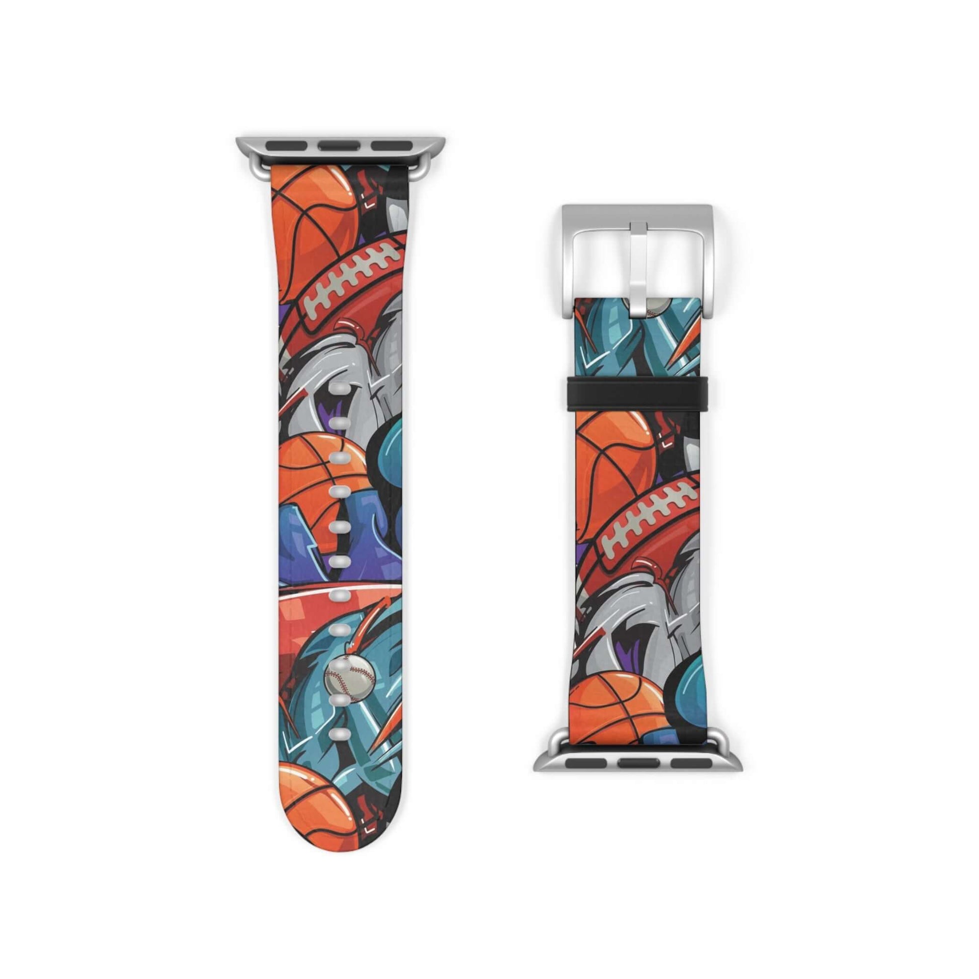 Basketball Sports Apple Watch BandScore on the court with our Basketball Sports Apple Watch Band! Made with decry technology, it's designed for maximum comfort and grip during intense games. Stay connected to the game and show off your love for basketball