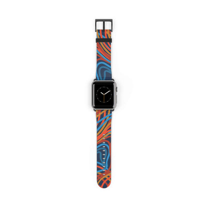 Futuristic Art Apple Watch BandIntroducing the Futuristic Art Apple Watch Band - a masterful fusion of technology and art. Created for the sophisticated and exclusive, this band features a modern design that will elevate your style. With its sleek and fut