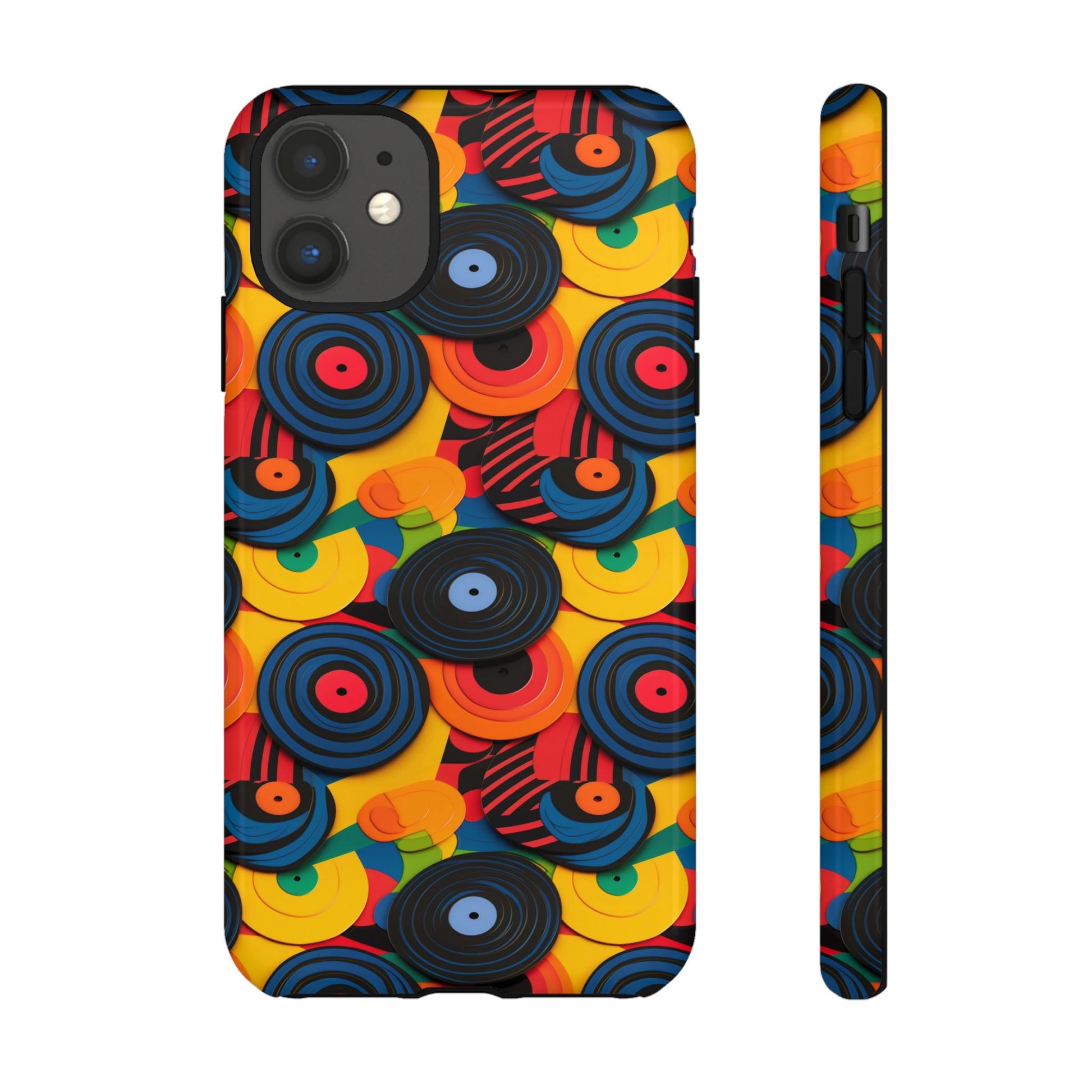 Colourful Vinyl Record Phone Case  