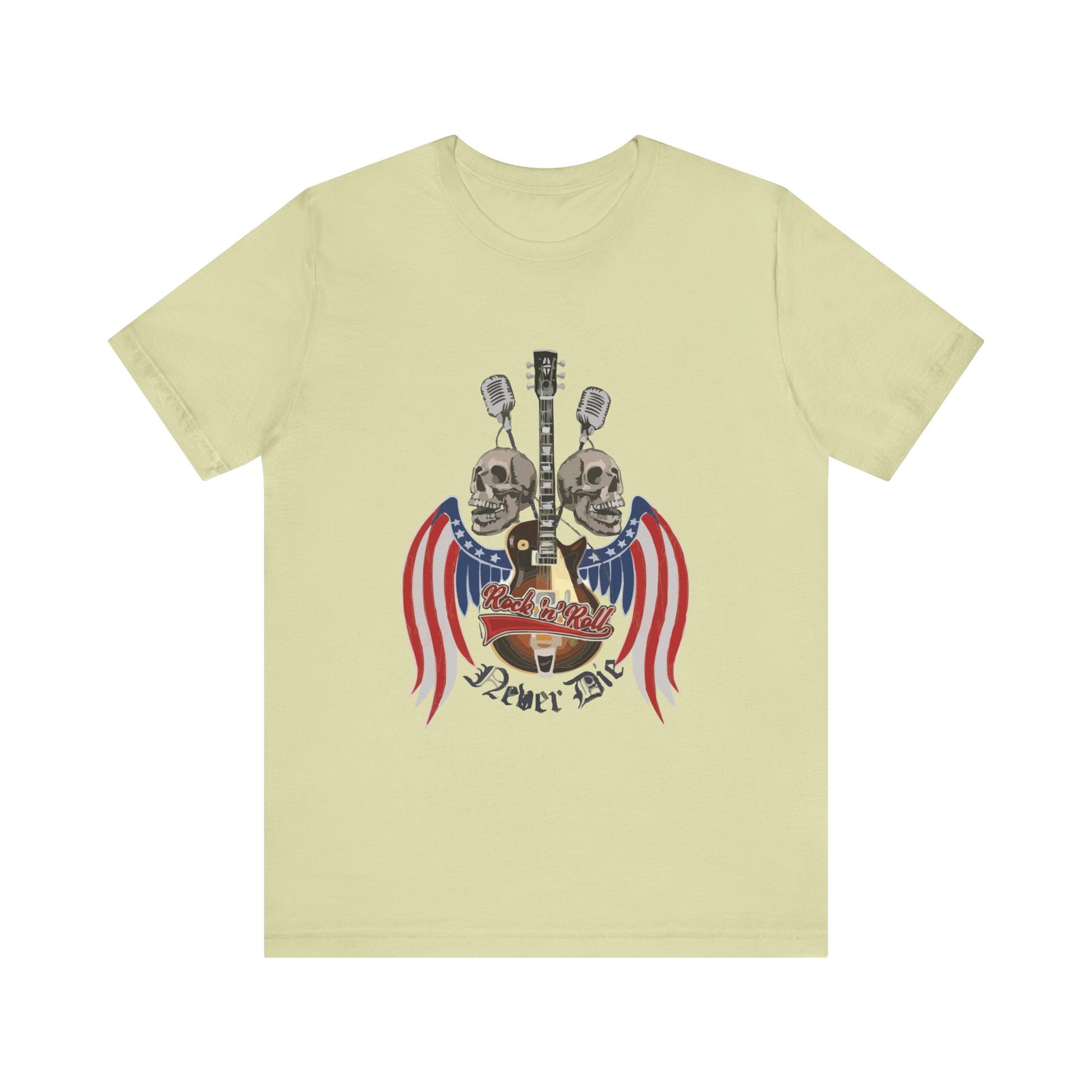 Men`s Rock and Roll Skull Tee  