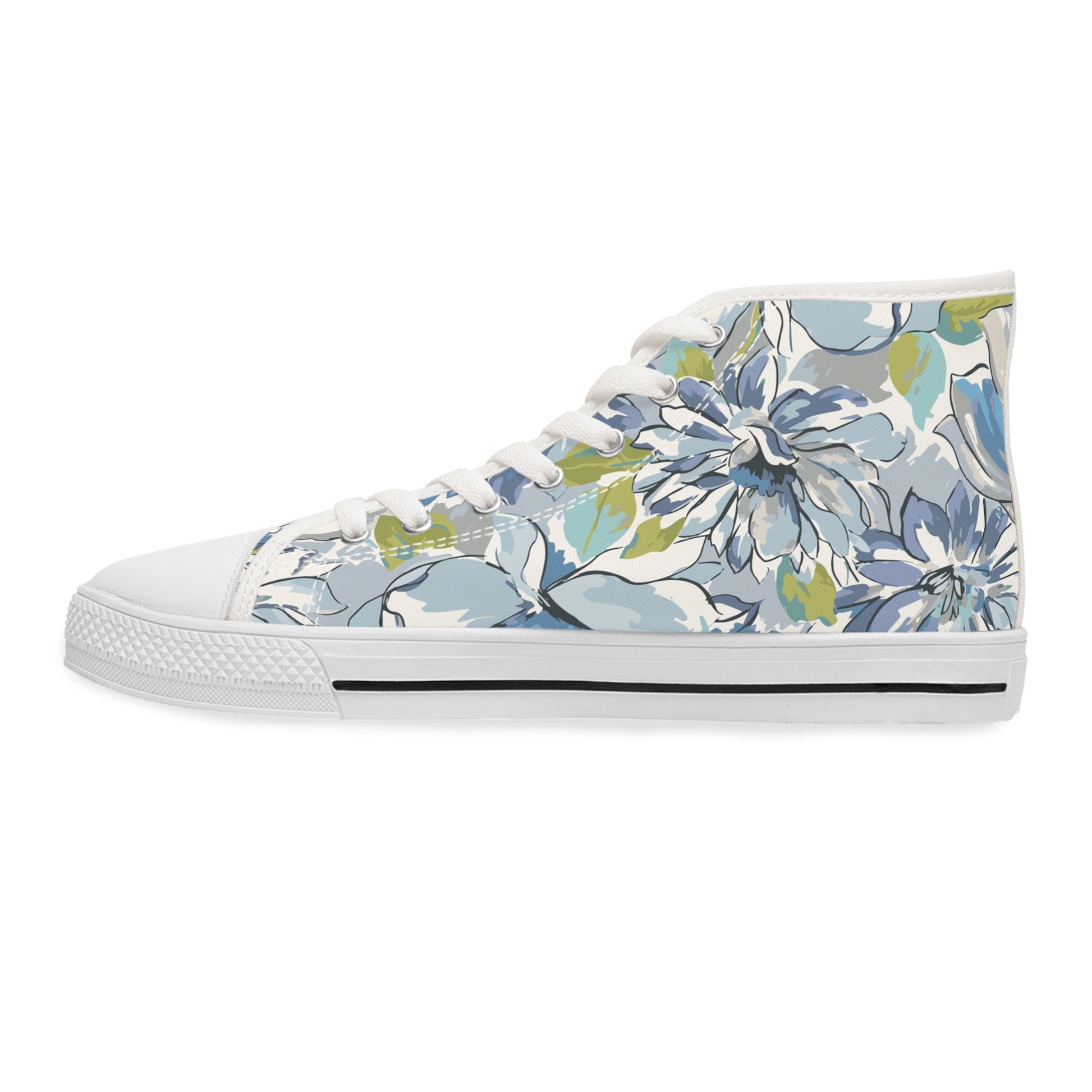 Women's Floral High Top SneakersStep into luxury with our Women's Floral High Top Sneakers. These sophisticated and exclusive shoes combine fashion and comfort with their floral design and high top silhouette. Elevate any outfit with these elegant sneaker