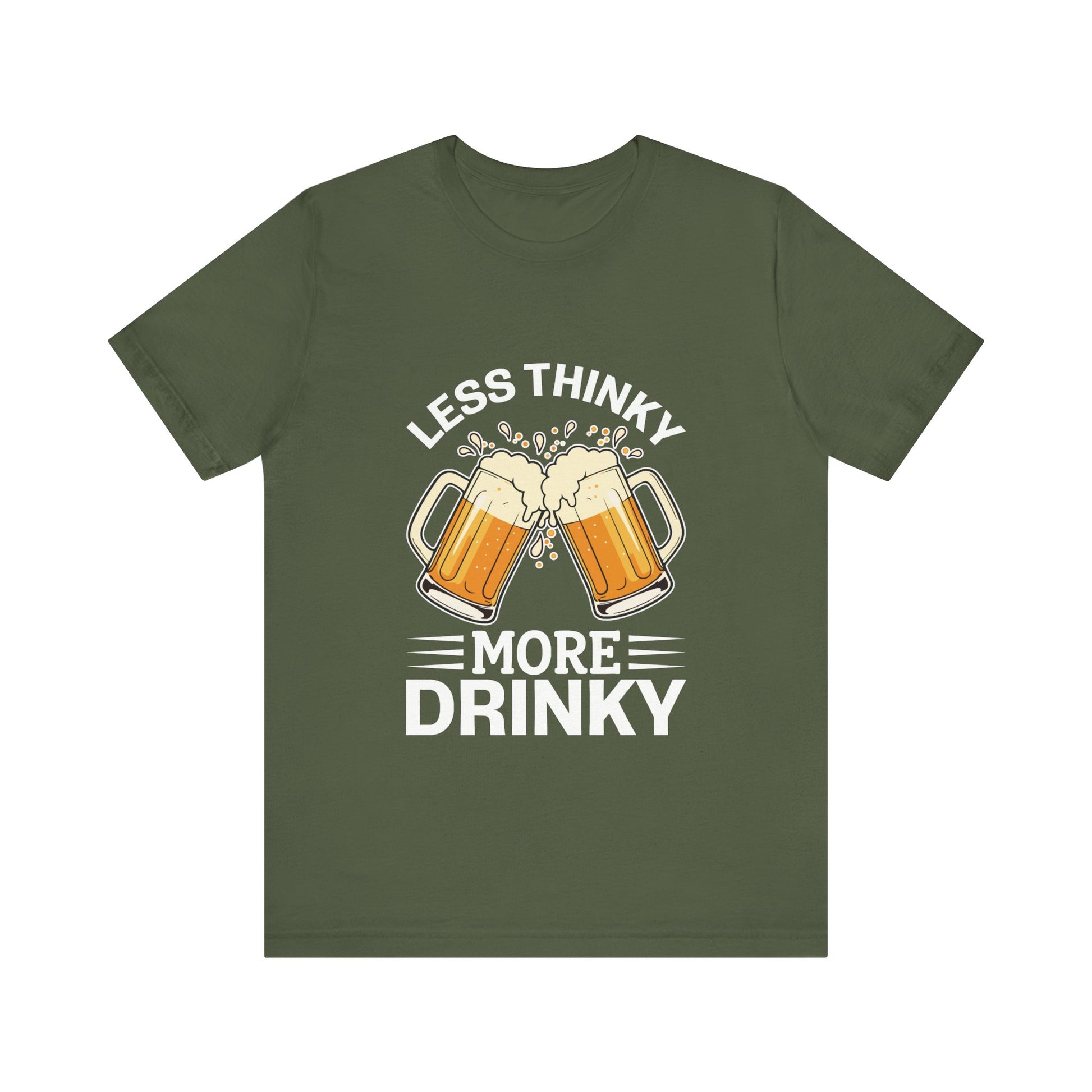 Men`s  Less Thinky More Drinky Tee  