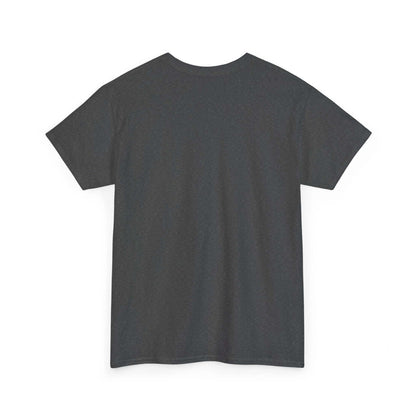 Back view of New York Art T-Shirt made from sustainable cotton, showcasing simple design and premium quality material.