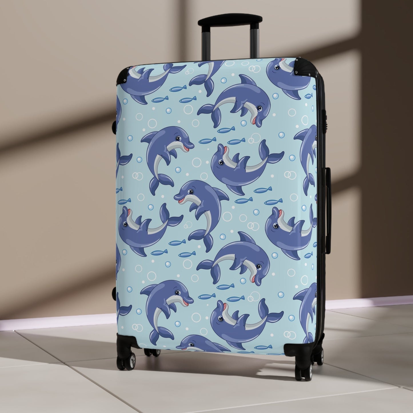 £213.44Dolphin SuitcaseThe Dolphin Suitcase boasts a durable and lightweight design, making it suitable for all types of travel. Its unique "dewdrop" feature offers added protection for your belongings in humid environments. Perfect for the avid traveller