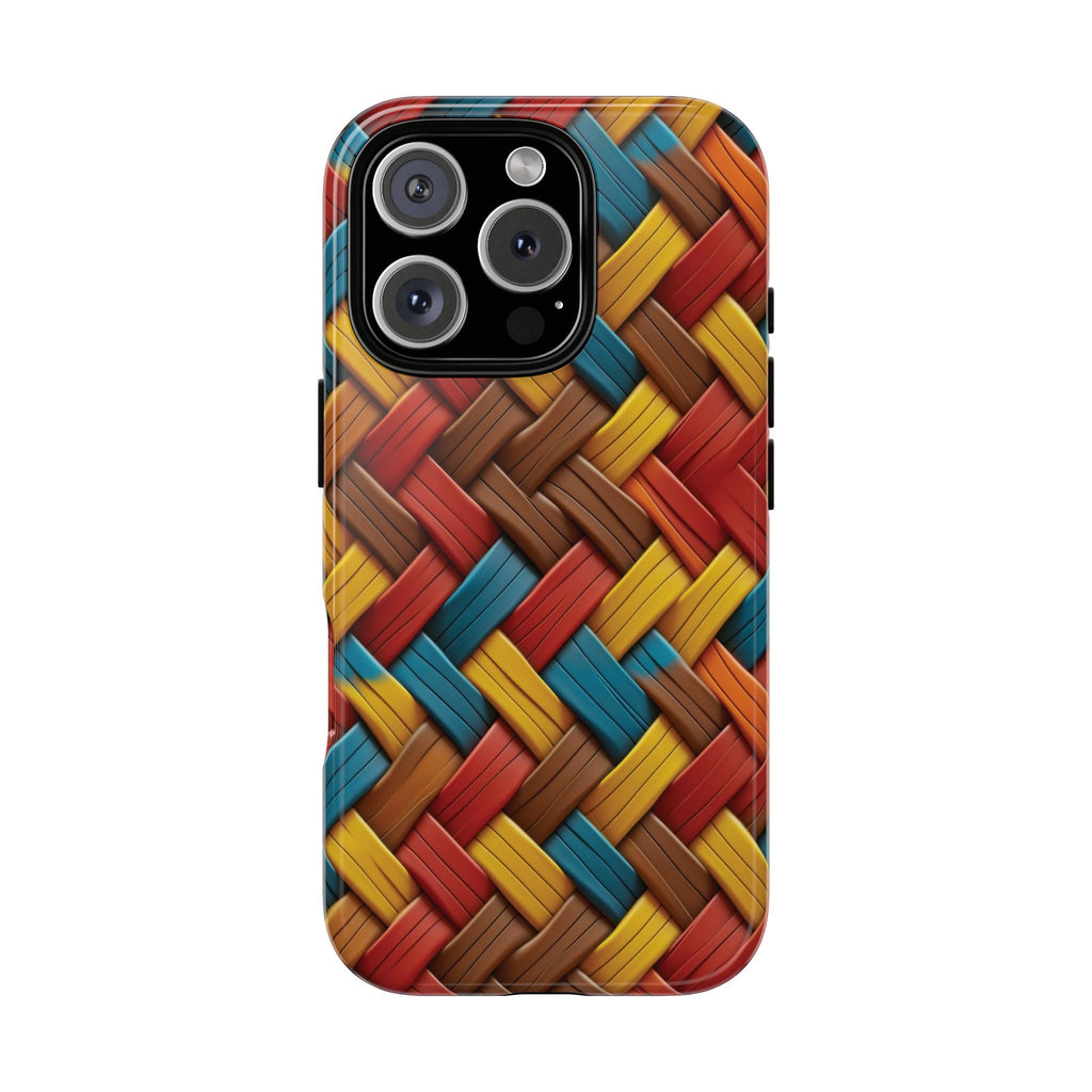 Vibrant Woven Phone Case  
