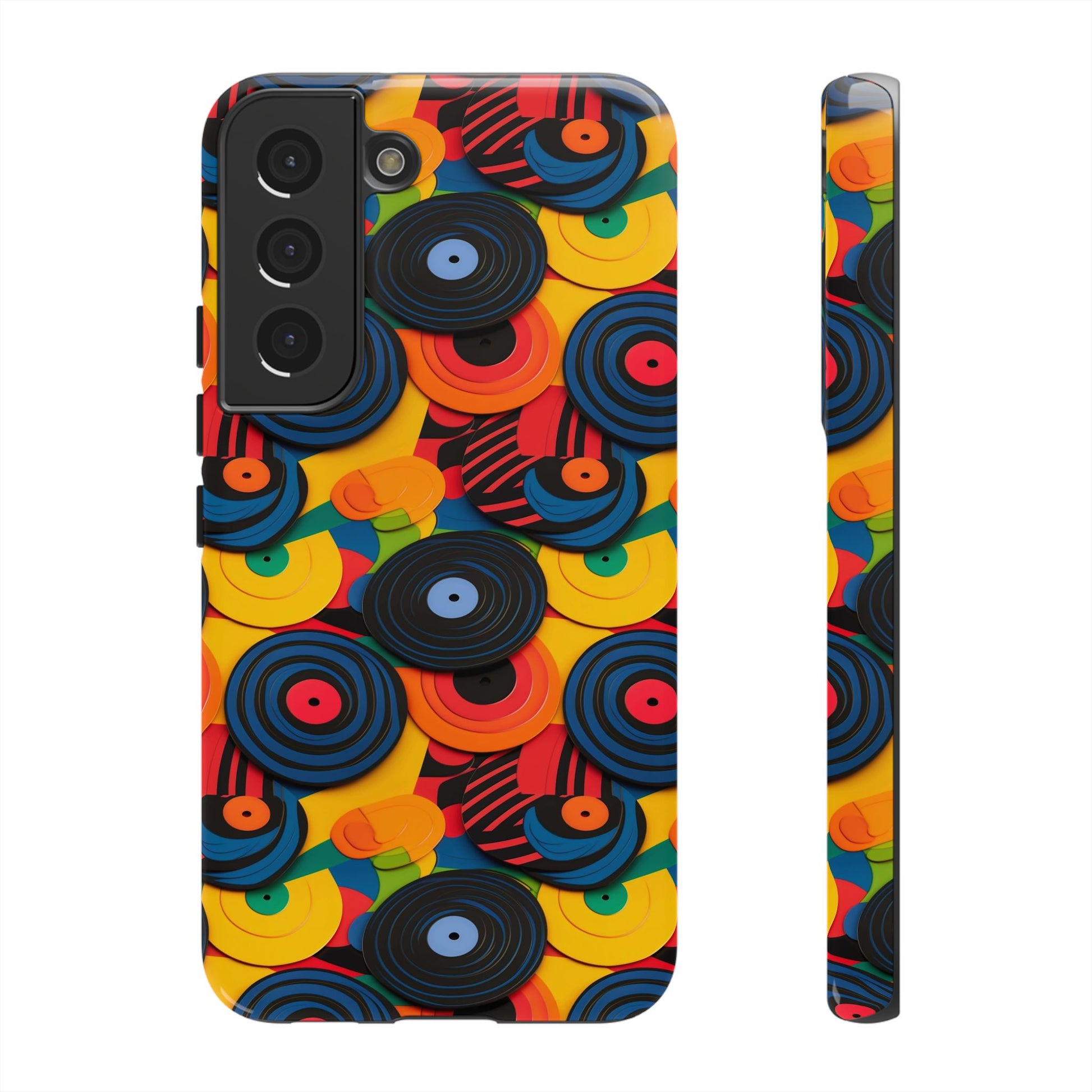Colourful Vinyl Record Phone Case  