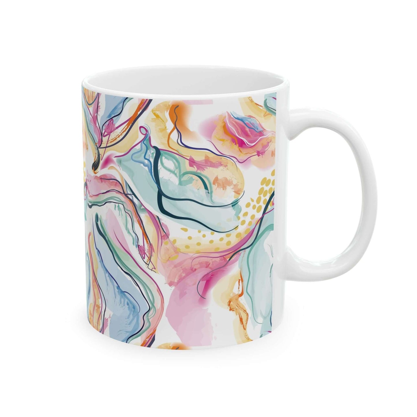 Wavey Lines MugIntroducing the Wavey Lines Mug - a work of art in your hands. With its elegant and exclusive design, every sip will transport you to the world of luxury. Made from premium materials, this mug is not just a functional piece, but a statement