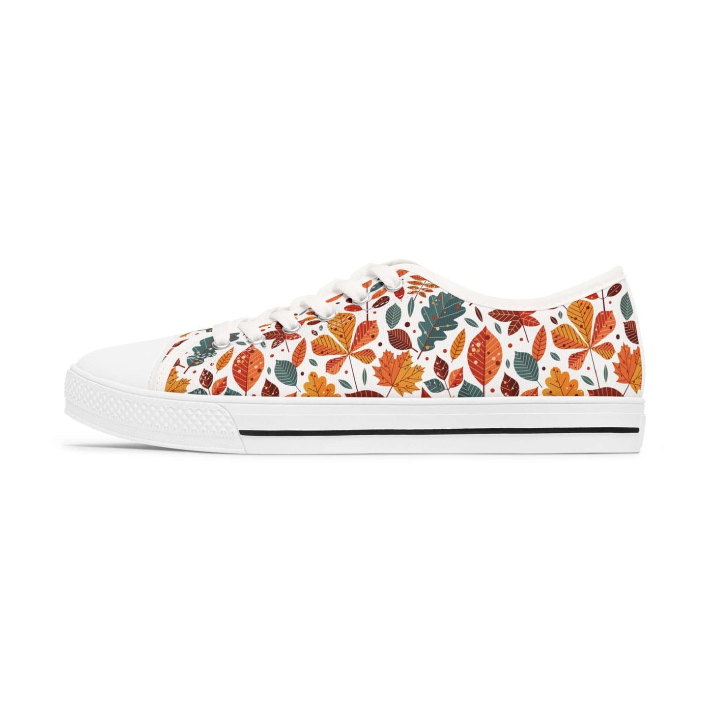 Autumn Season Women's Low Top Sneakers.