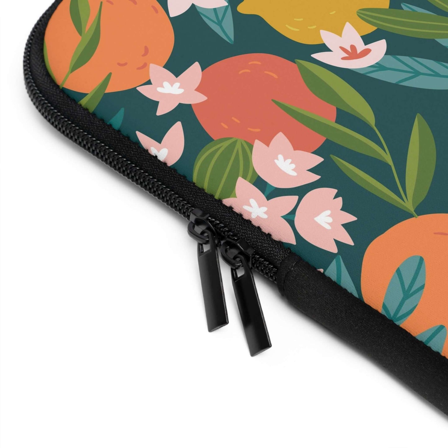 Summer Fruits Laptop SleeveSafeguard your laptop in style with our Summer Fruits Laptop Sleeve. Made from durable materials, this sleeve provides superior protection against scratches and spills, while the eye-catching design adds a touch of personality t