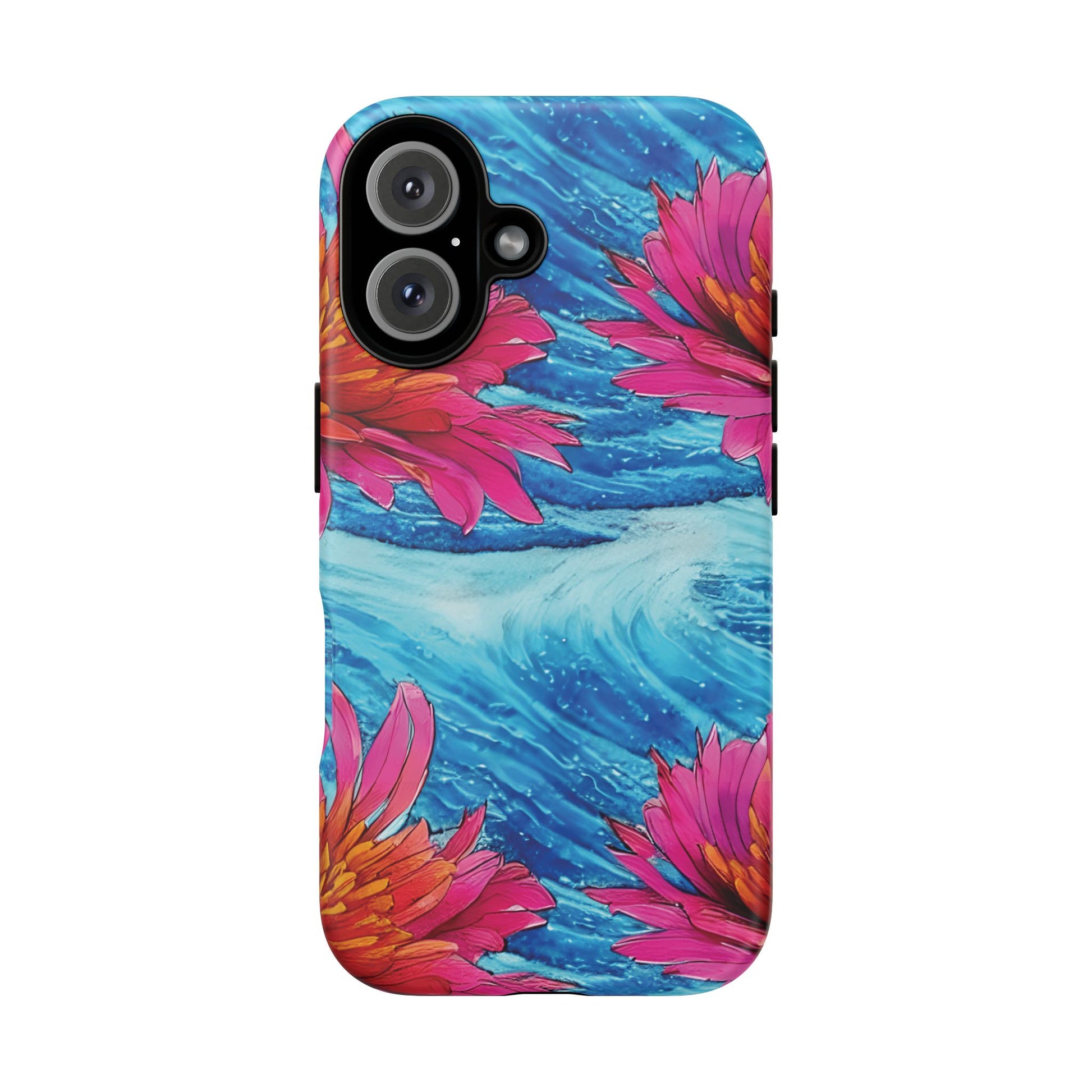 Waves & Flowers Phone Case   0